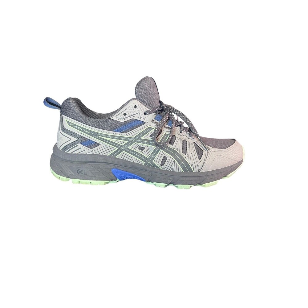 Asics Womens Gel-Venture 6 Running Shoes Mint Gray Sneakers, Size 6.5 worn once